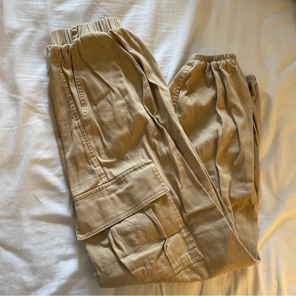 target wild fable tan cargo joggers
